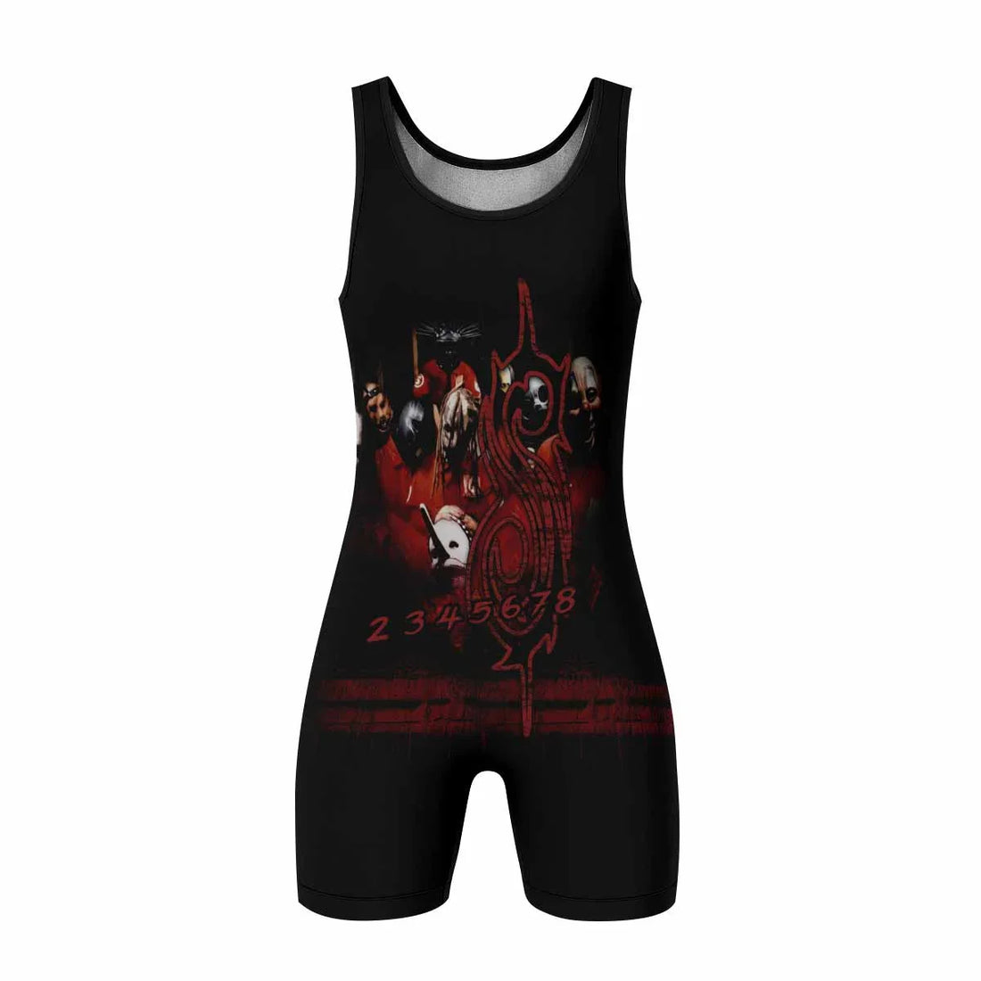 Slipknot Debut Wrestling Singlet - front and back view
