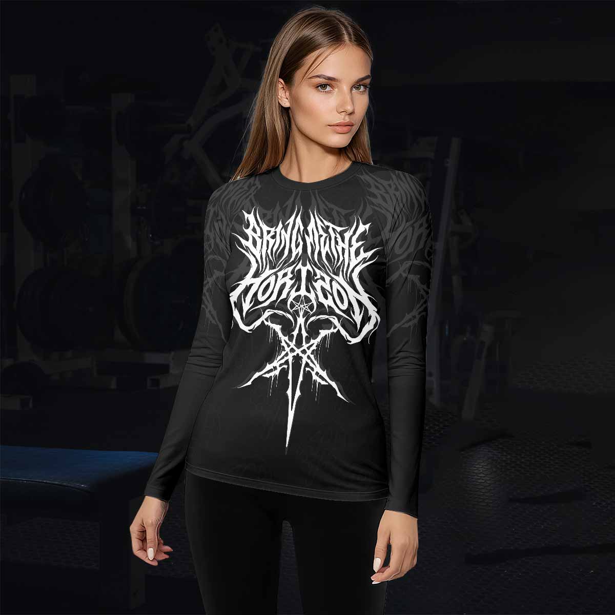 Sword of Chaos Women's Rash Guard Long Sleeve - lifestyle view