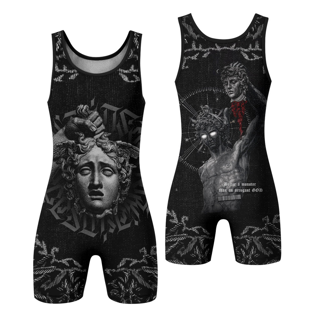The Monster of Perseus Wrestling Singlet