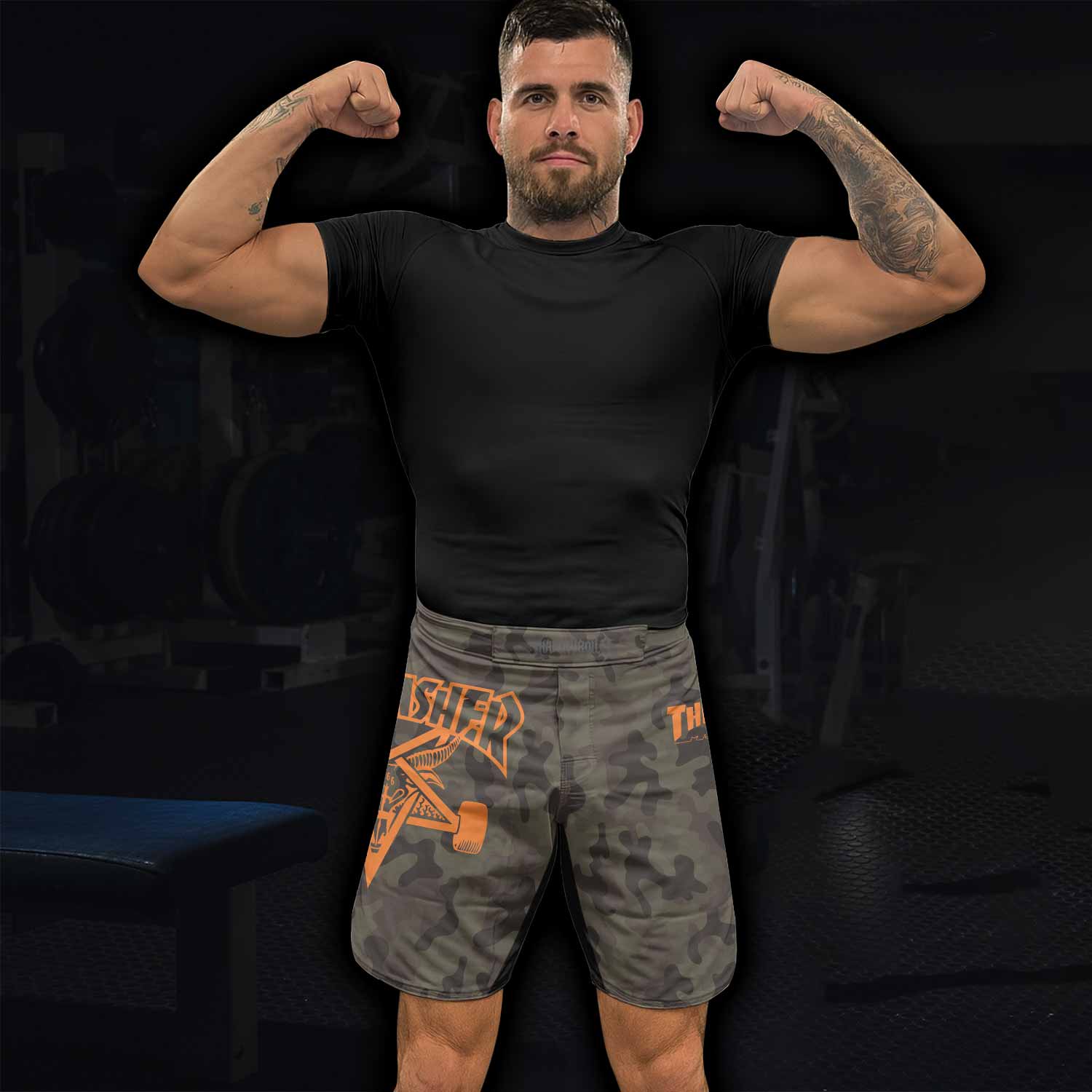 Thrasher Camo Fight Shorts - lifestyle view