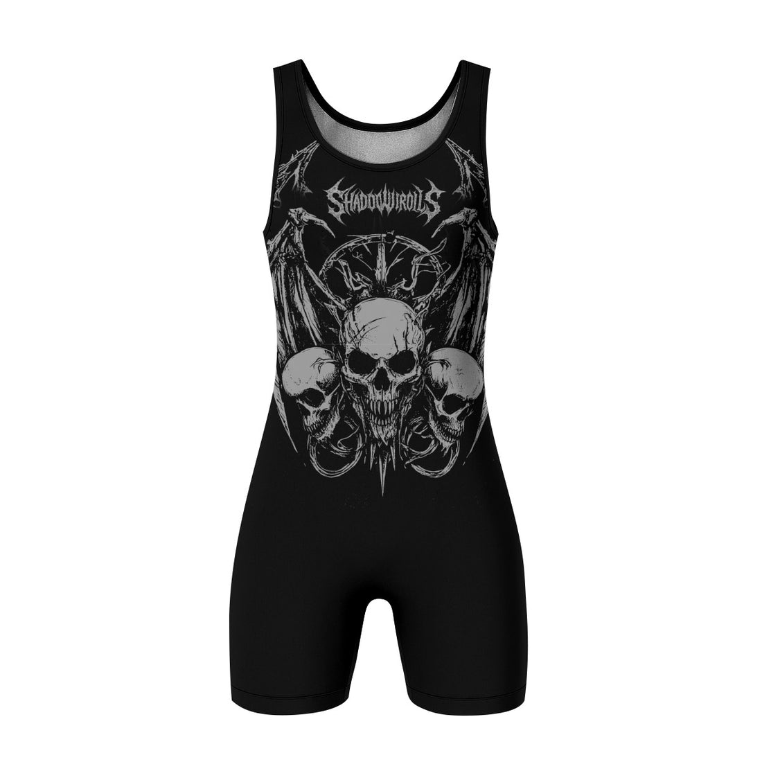 Throne of Thorns Wrestling Singlet - front and back view