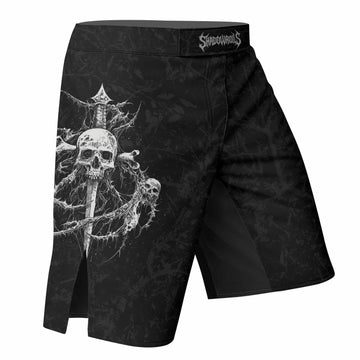 Throne Pierced Fight Shorts Right