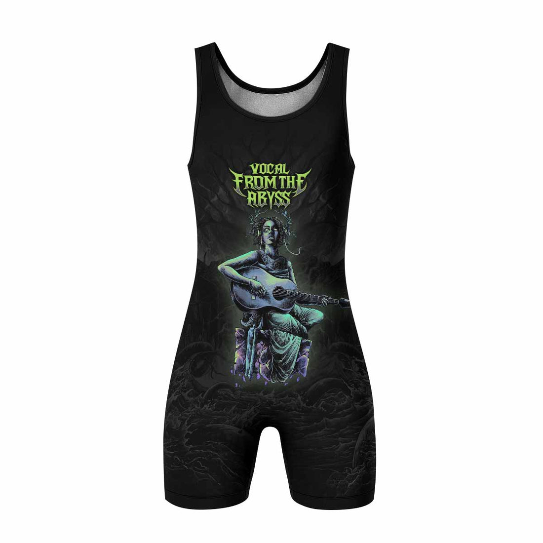 Vocal from the Abyss Wrestling Singlet - front and back view
