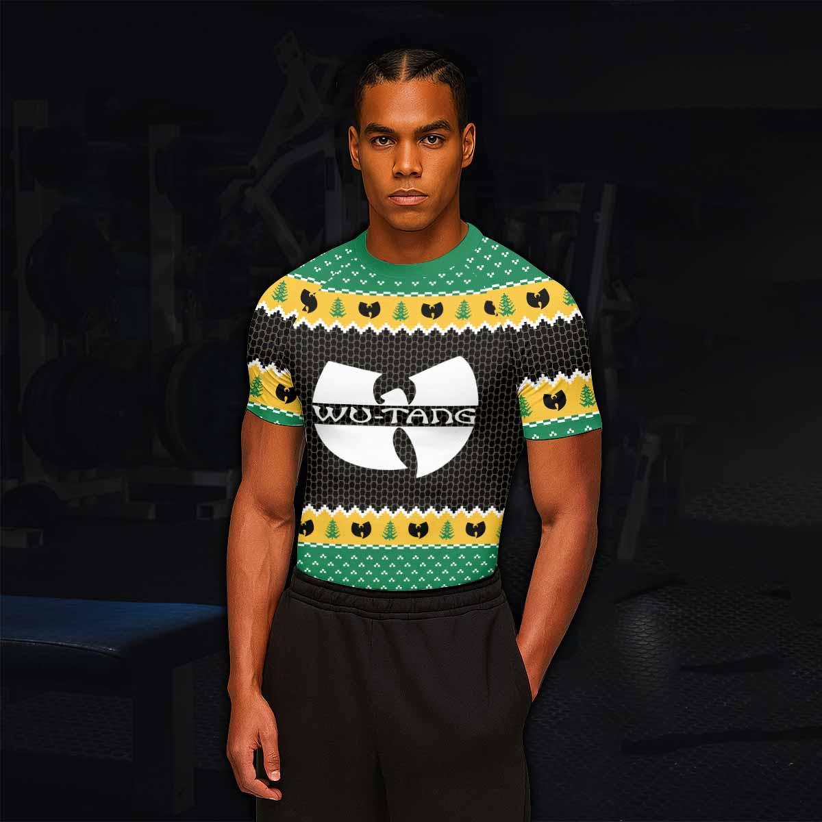 Wu-Tang Clan Ugly Men's Rash Guard Short Sleeve - lifestyle view