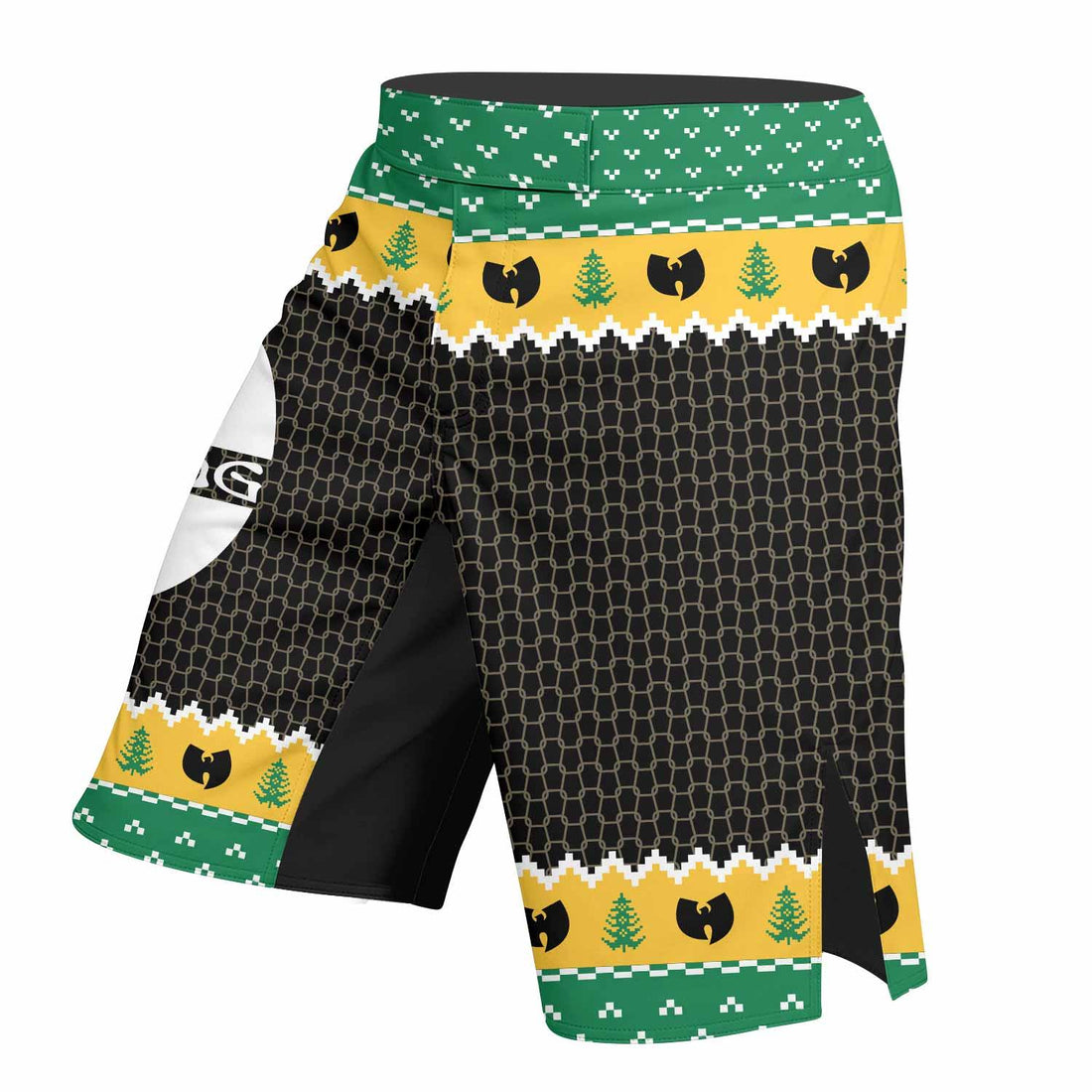 Wu-Tang Clan Ugly Fight Shorts - right side mockup