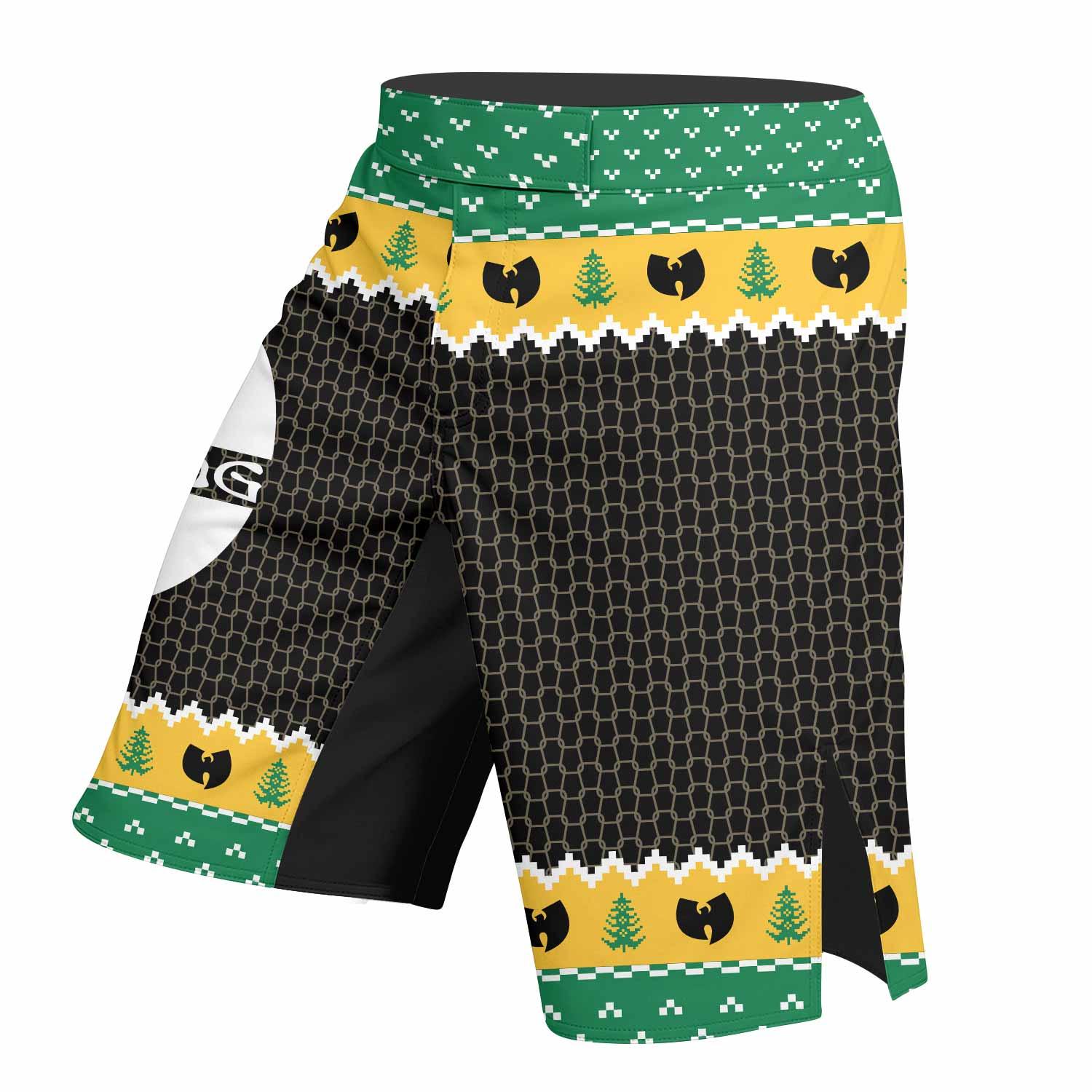 Wu-Tang Clan Ugly Fight Shorts - left side mockup