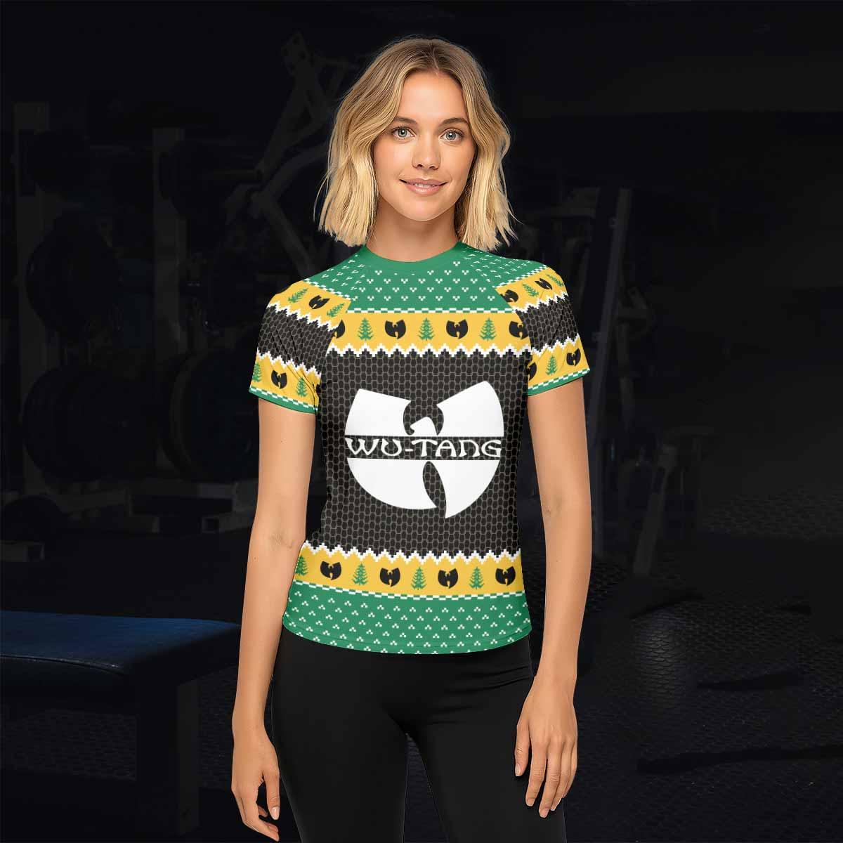 Wu-Tang Clan Ugly Women's Rash Guard Short Sleeve - lifestyle view