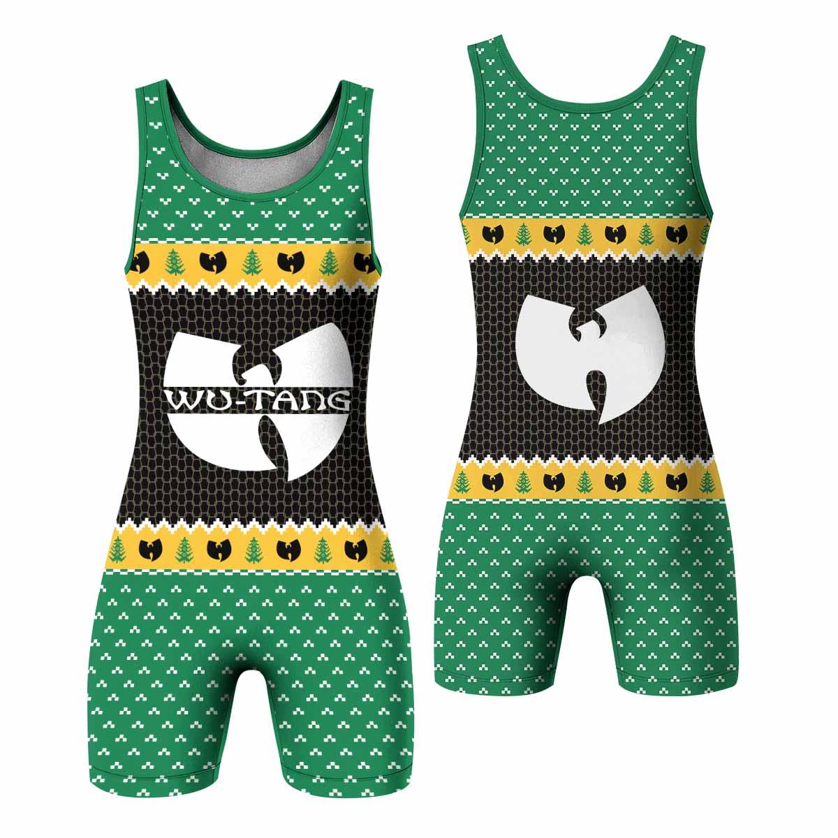 Wu-Tang Clan Ugly Wrestling Singlet - front and back view