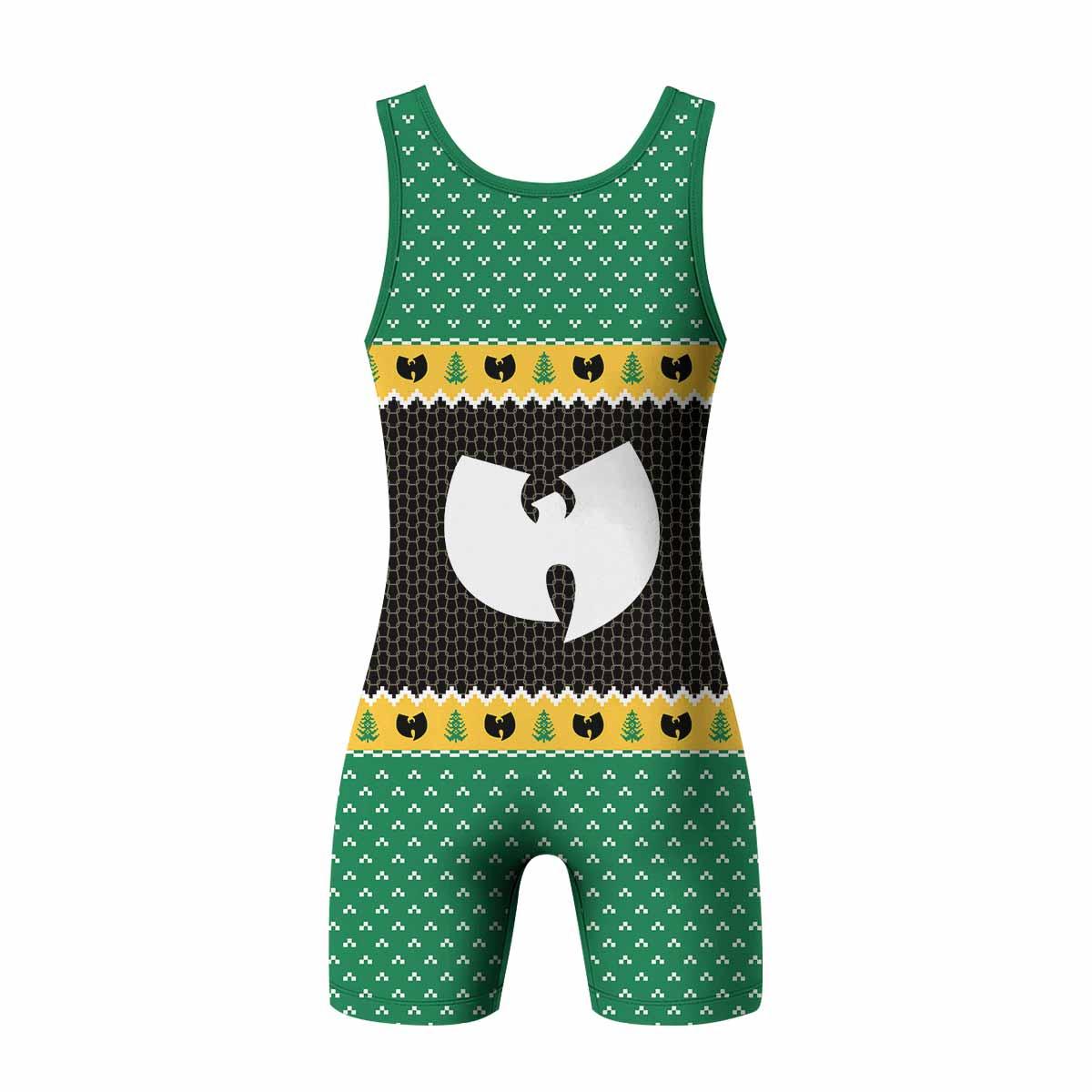 Wu-Tang Clan Ugly Wrestling Singlet - back view mockup