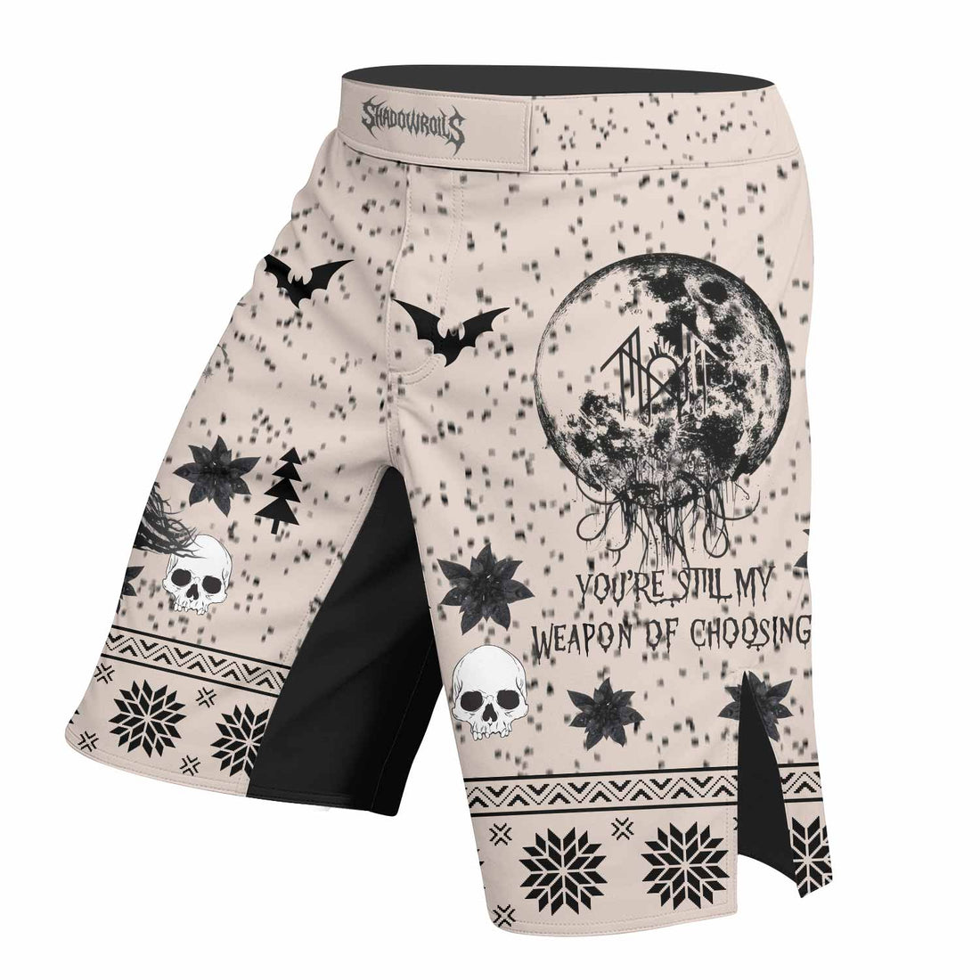 You're Still My Weapon Of Choosing Mixed Martial Arts Shorts - right side mockup